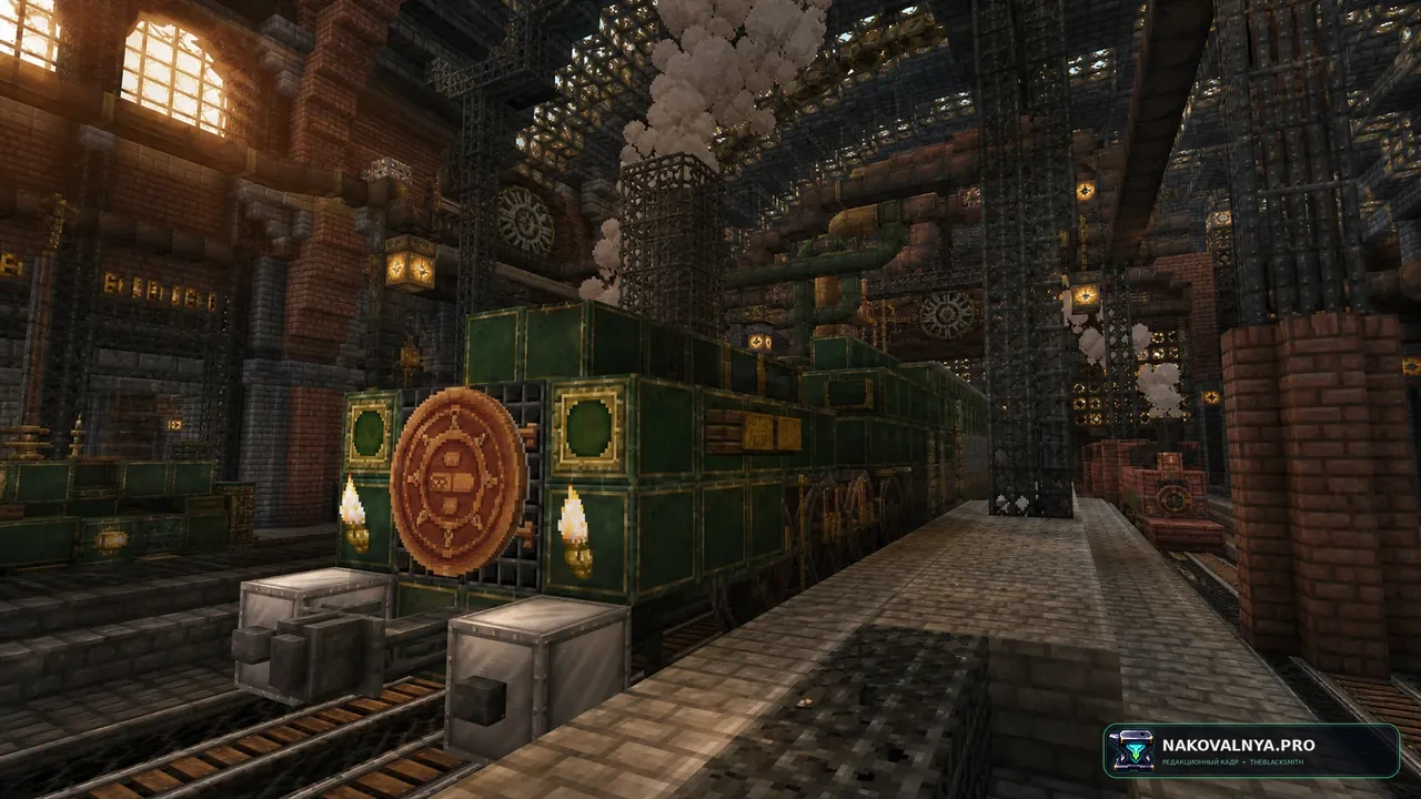 Steampunk Texture Pack: викторианский стимпанк для блоков, существ и интерфейса — редакционная иллюстрация 2 из 3