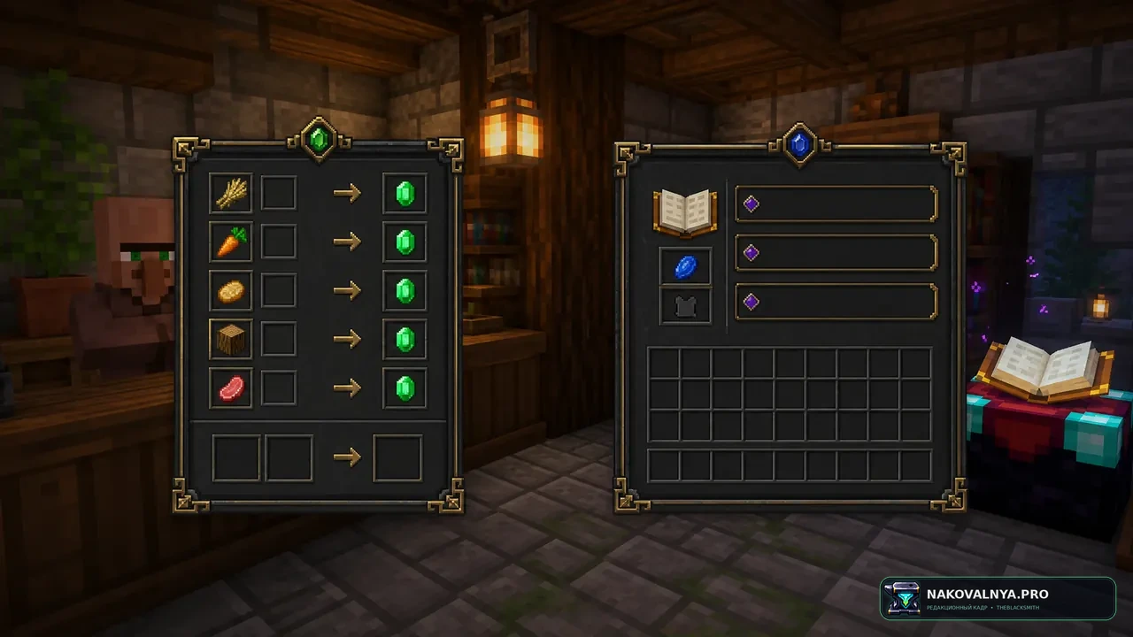 STONEBORN UI Overhaul: Единое фэнтезийное оформление основных окон Minecraft без изменения игрового процесса. — редакционная иллюстрация 2 из 3
