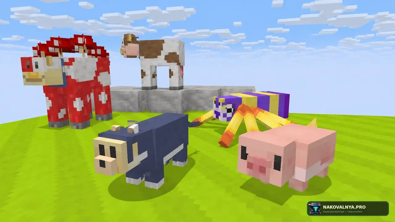 Super Mario Mash-up: полное оформление Minecraft в стиле Super Mario — редакционная иллюстрация 3 из 3