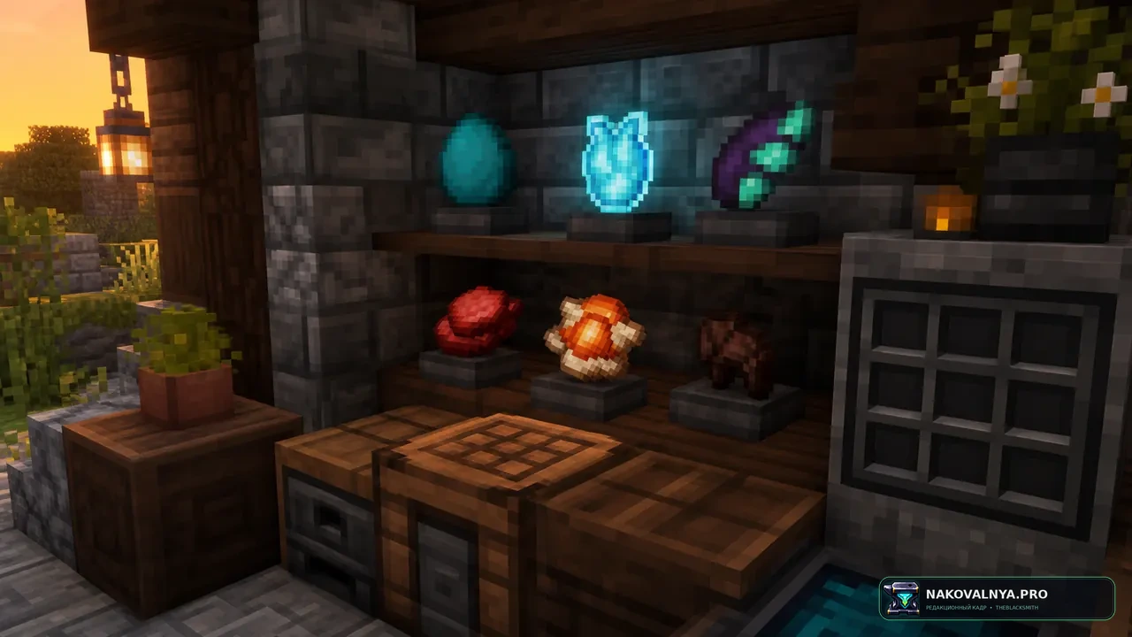 Sweety's Items (Alex's Mobs): единый современный стиль предметов Alex's Mobs — редакционная иллюстрация 2 из 3
