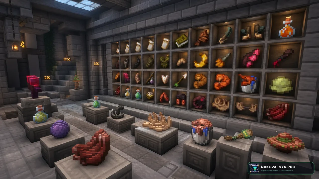 Изображение к проекту Sweety's Items (Alex's Mobs)