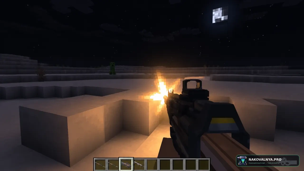 TaCZ x Guns Lights Addon [NEW]: световые эффекты выстрелов TaCZ — редакционная иллюстрация 3 из 3
