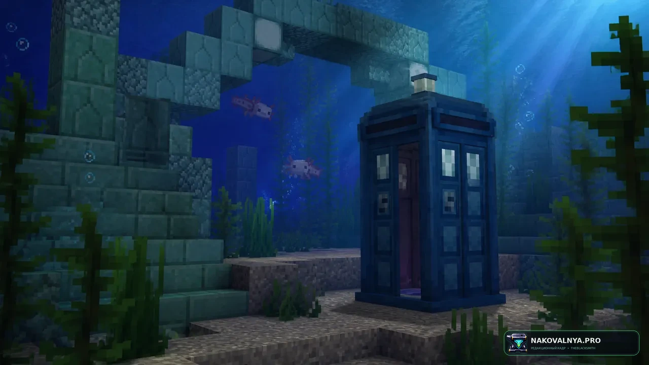 TARDIS Refined: управляемую ТАРДИС с собственным измерением — редакционная иллюстрация 2 из 3