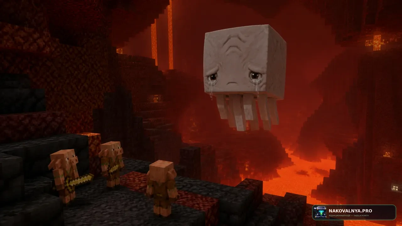 Tears & Cheers - Ghast Revamp: Более выразительные и заметно различающиеся гасты без полной замены ванильной графики. — редакционная иллюстрация 2 из 3