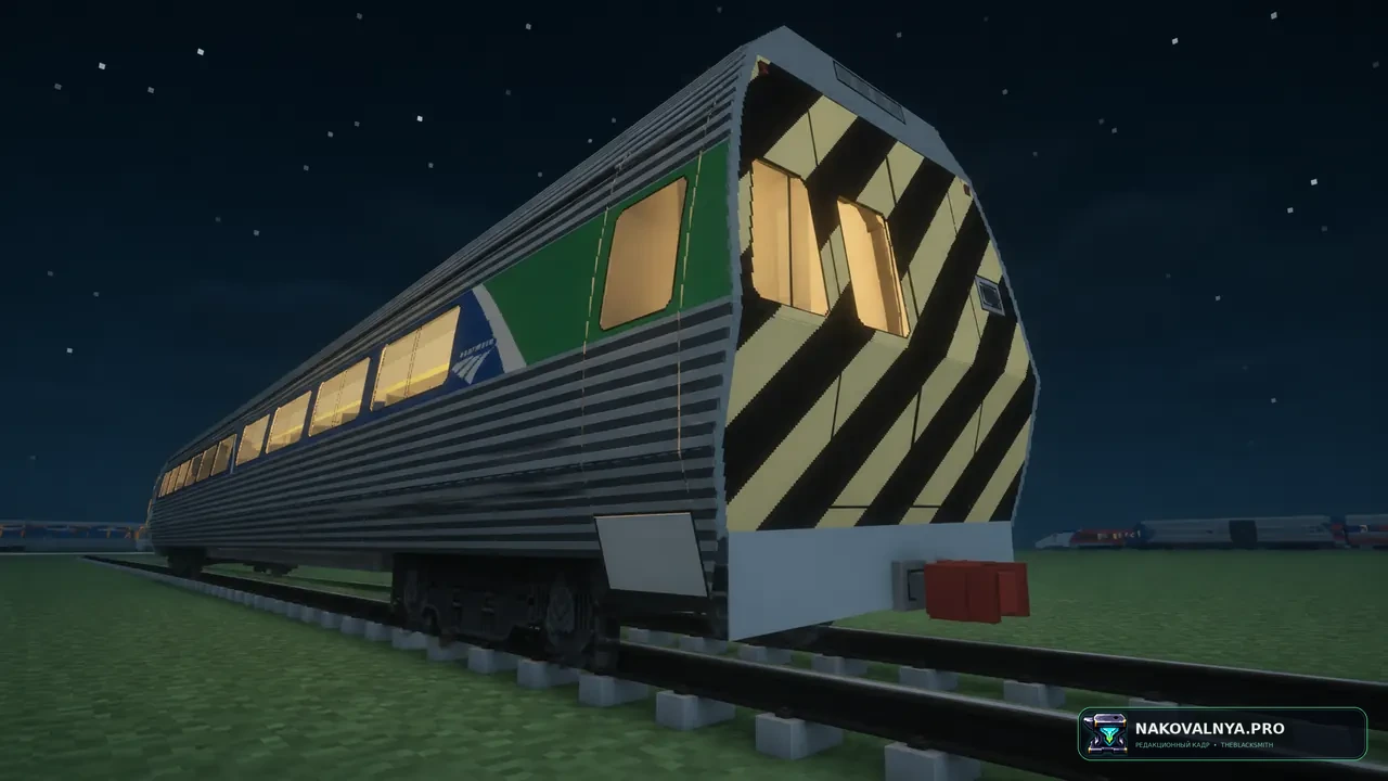[MTR4] The Amtrak addon: подвижной состав Amtrak для MTR — редакционная иллюстрация 3 из 3