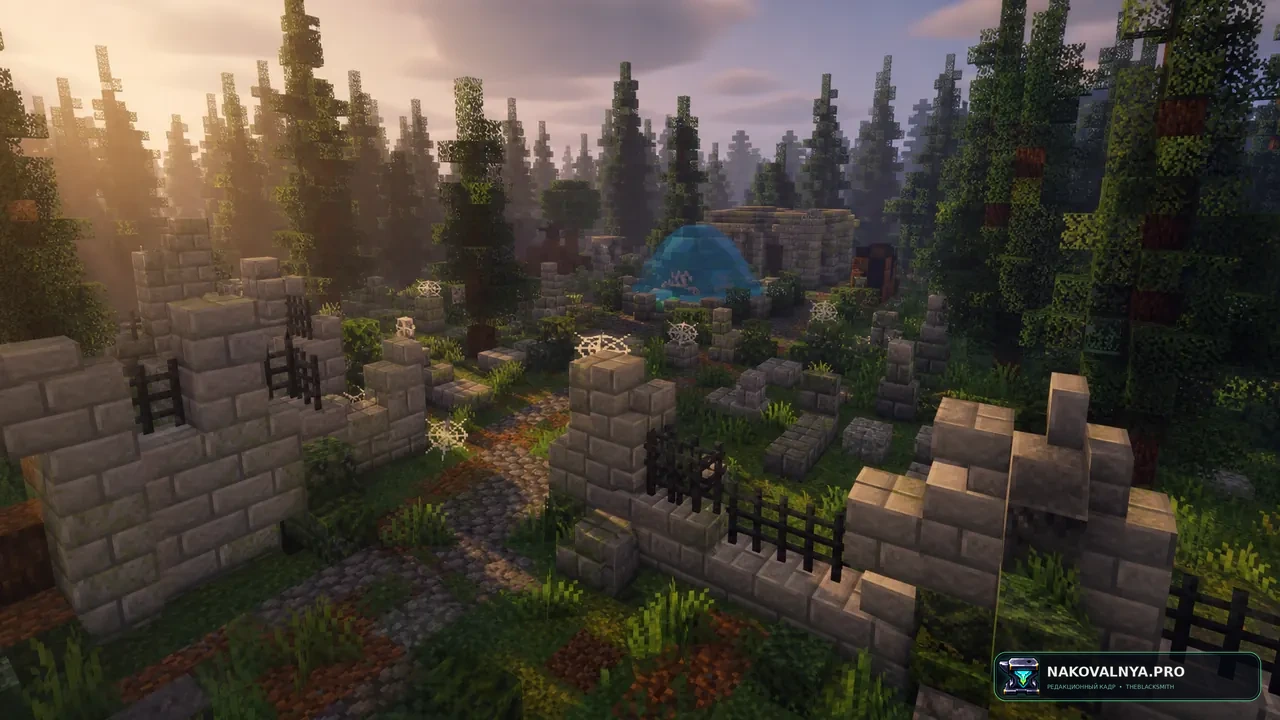 The Graveyard (FABRIC): кладбища, нежить и босс — редакционная иллюстрация 2 из 3