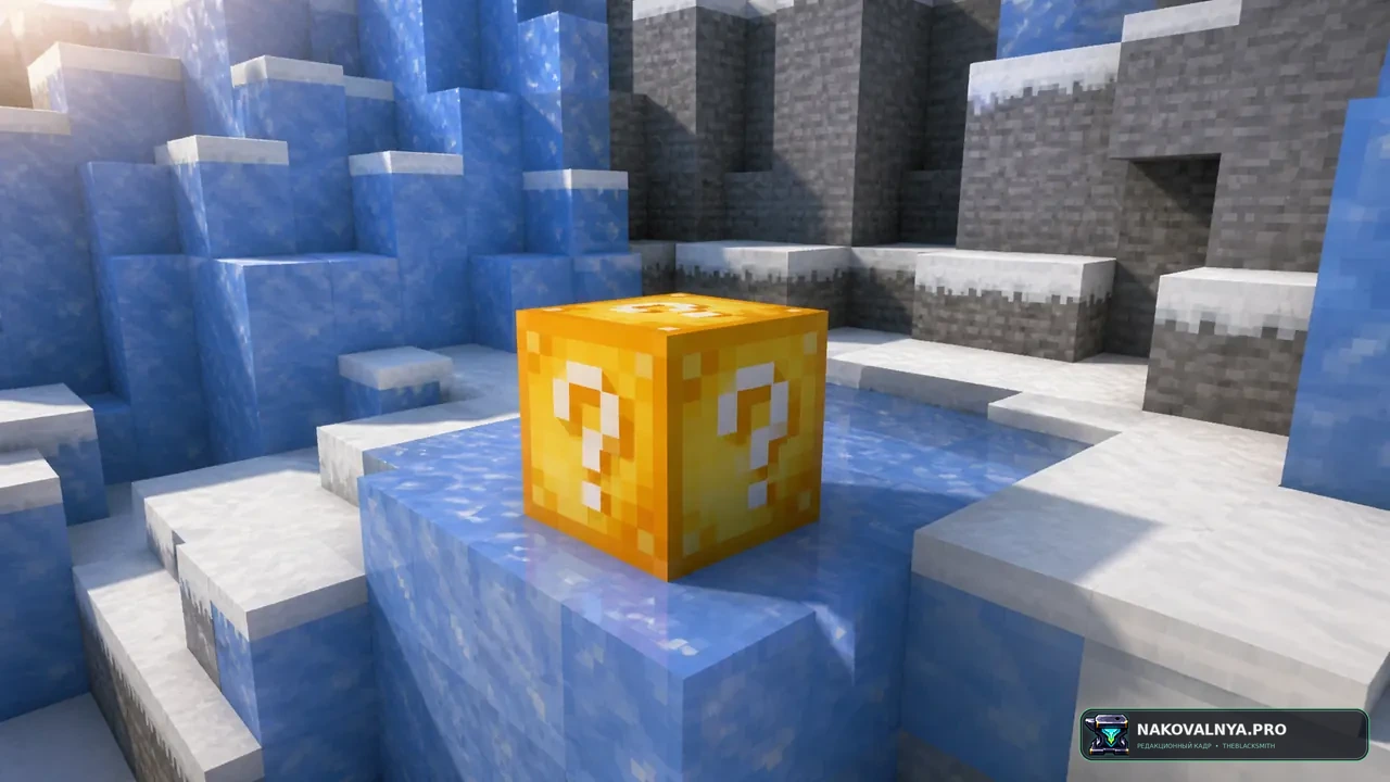 Lucky Blocks Modpack: хаотичные приключения с лаки-блоками — редакционная иллюстрация 2 из 3