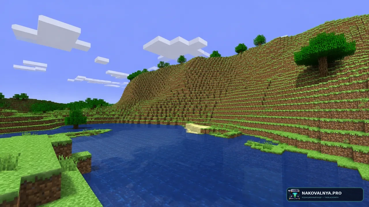 The Original Work: Alpha Edition: ванильную alpha-эстетику раннего Minecraft — редакционная иллюстрация 2 из 3