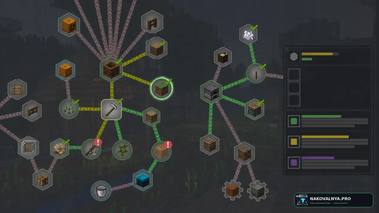 Tinkerer's Quilt: ванильную игру с доступностью и встроенным обучением — редакционная иллюстрация 3 из 3