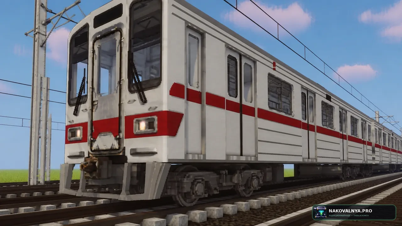 [MTR3/4] 東武30000系電車 | Tobu 30000 series: поезд Tobu 30000 Series для Minecraft Transit Railway — редакционная иллюстрация 3 из 3
