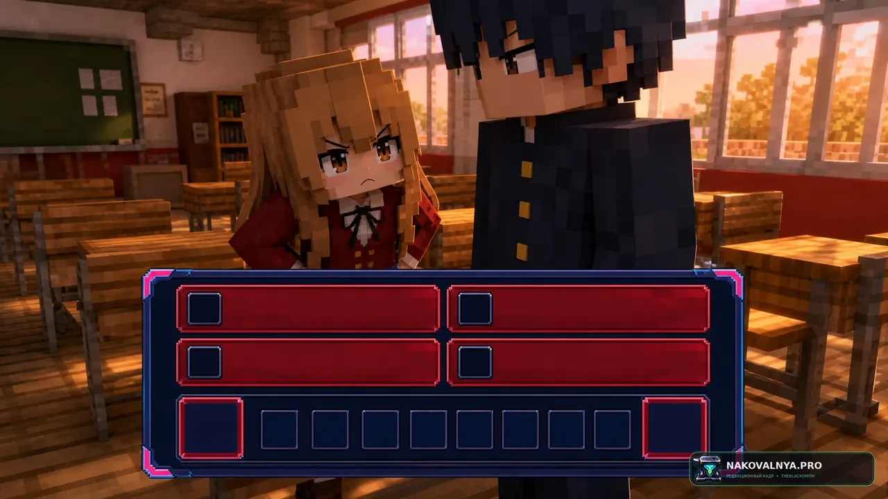 Toradora! Custom GUI Pack: интерфейс в стиле «Торадоры!» — редакционная иллюстрация 3 из 3