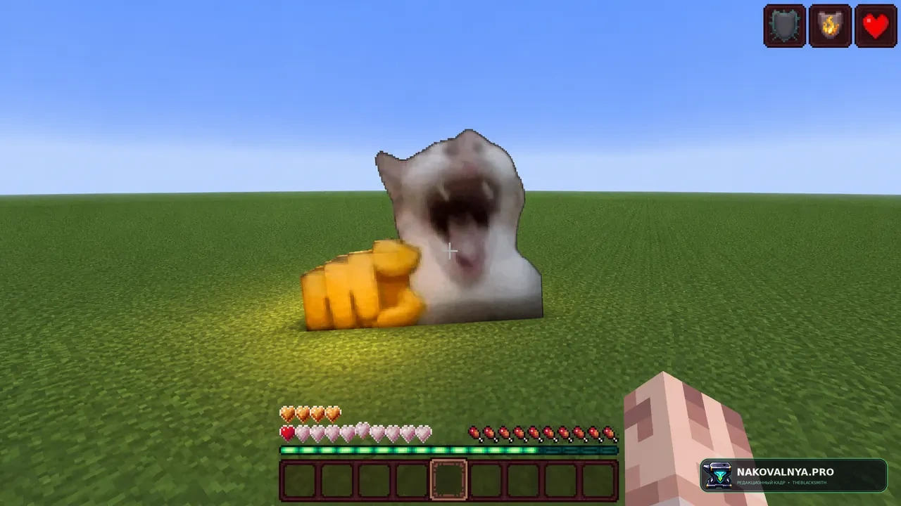 Изображение к проекту Totem of Laughing Cat Meme 🫵😸