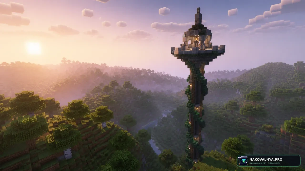 Towers of the Wild Modded: навигационные башни в разных измерениях — редакционная иллюстрация 2 из 3