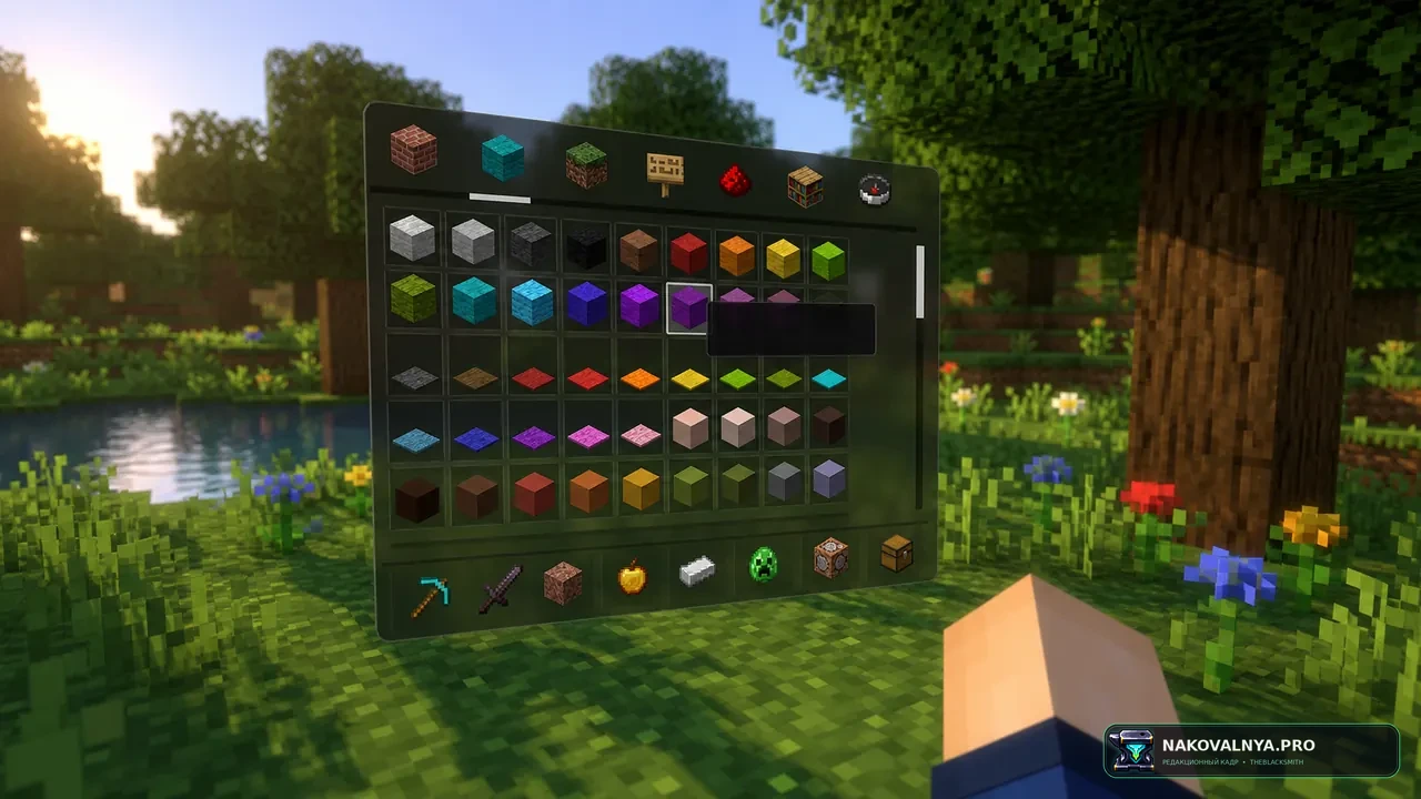 Translucent GUI: полупрозрачный ванильный интерфейс — редакционная иллюстрация 2 из 3