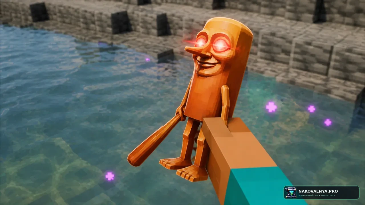 Tung Sahur Totem Of Undying: мемный тотем Tung Sahur — редакционная иллюстрация 3 из 3