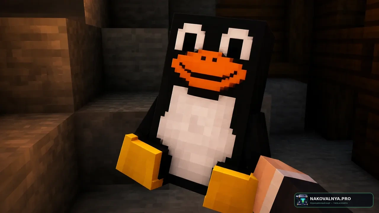 Tux Totem: тотем бессмертия с талисманом Linux — редакционная иллюстрация 3 из 3