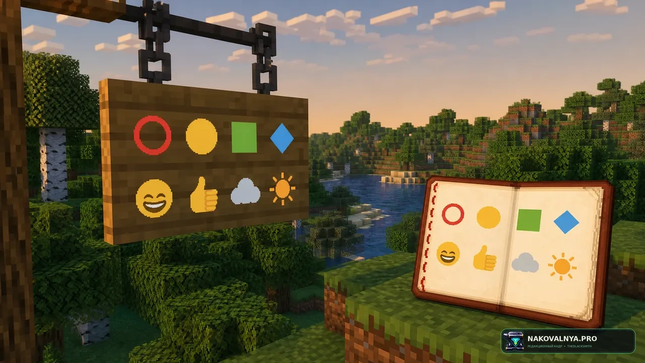 Twemoji Visibility: читаемые эмодзи Twemoji в игровом тексте — редакционная иллюстрация 2 из 3