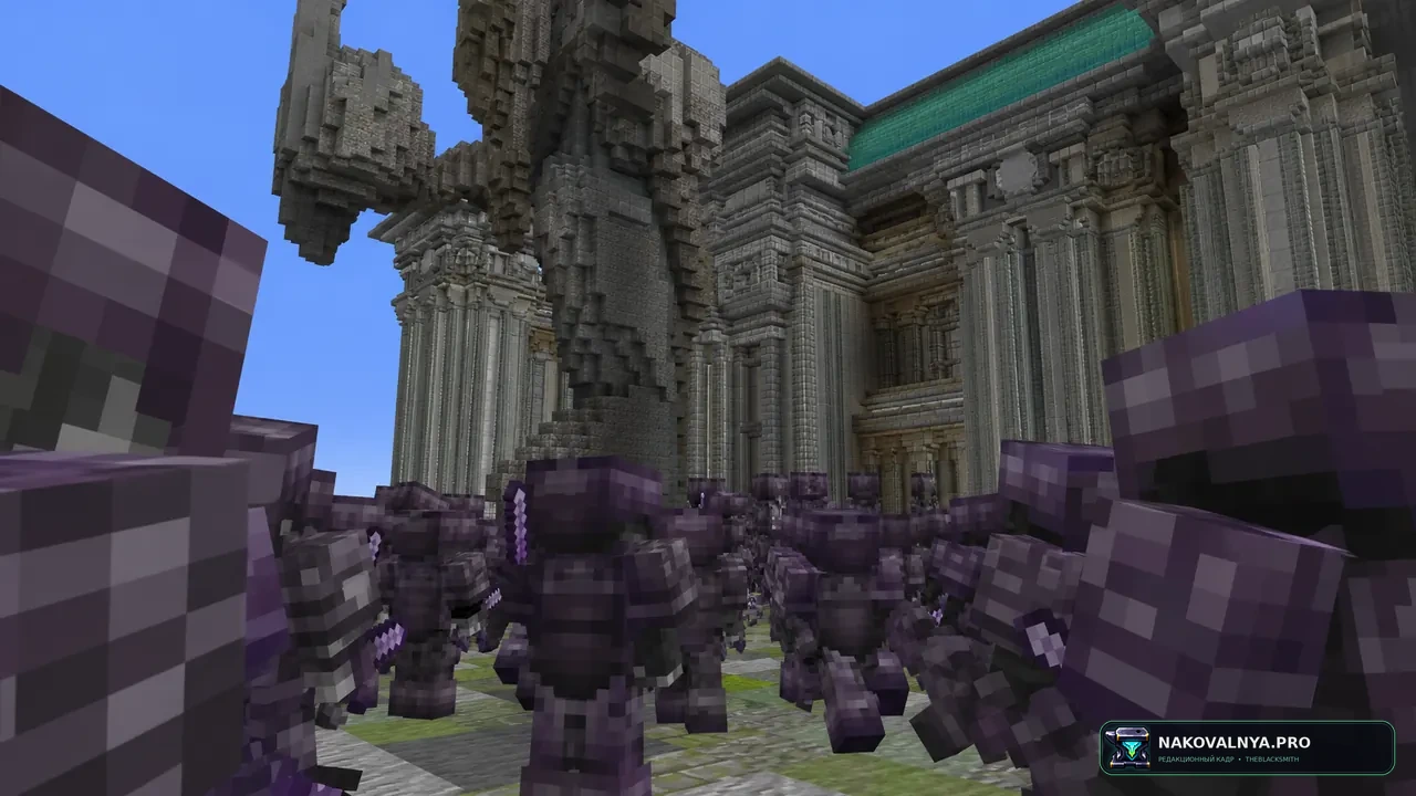 UnstableSMP - 2v1000 Fight: массовую PvP-тренировку против ботов — редакционная иллюстрация 3 из 3