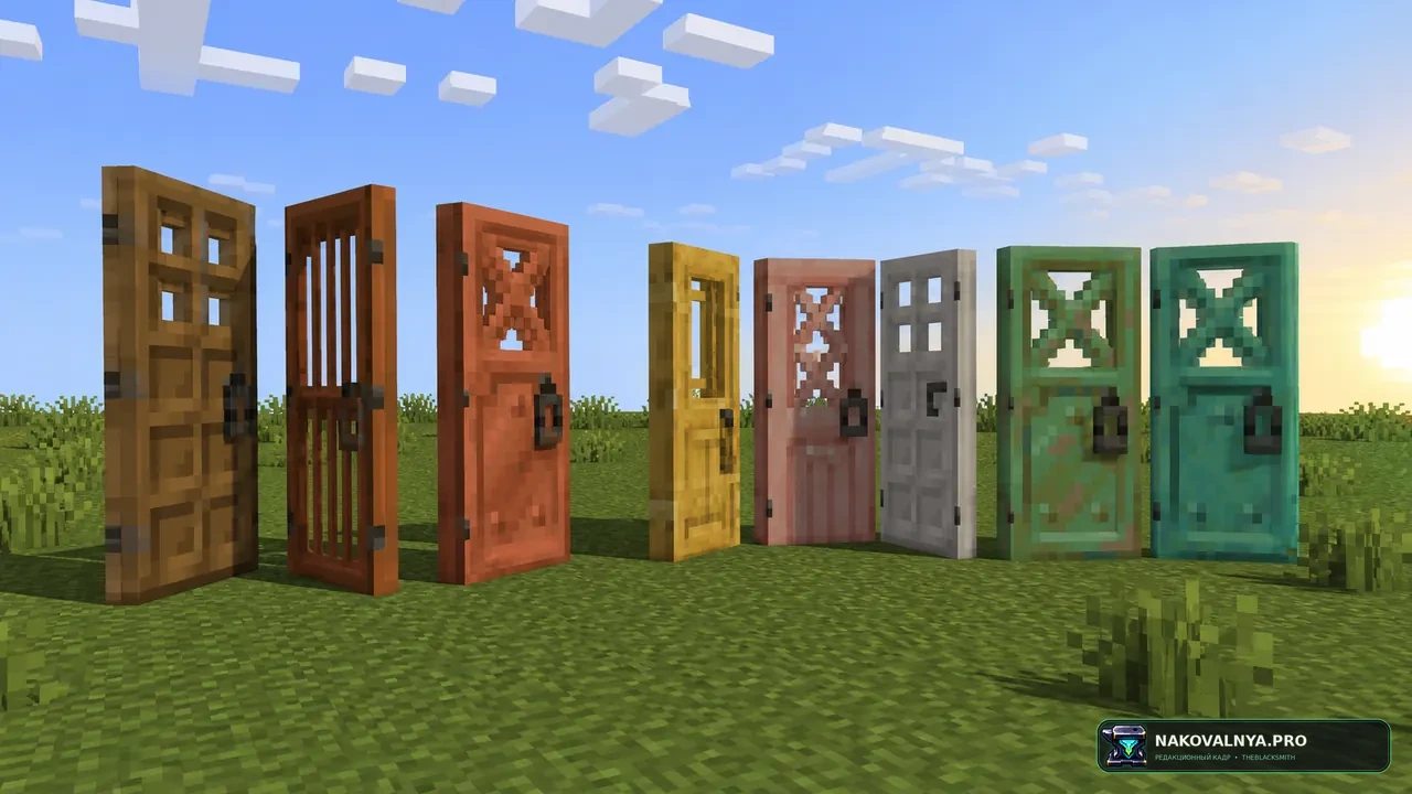 Vanilla 3D Doors: простые объёмные двери и люки — редакционная иллюстрация 2 из 3