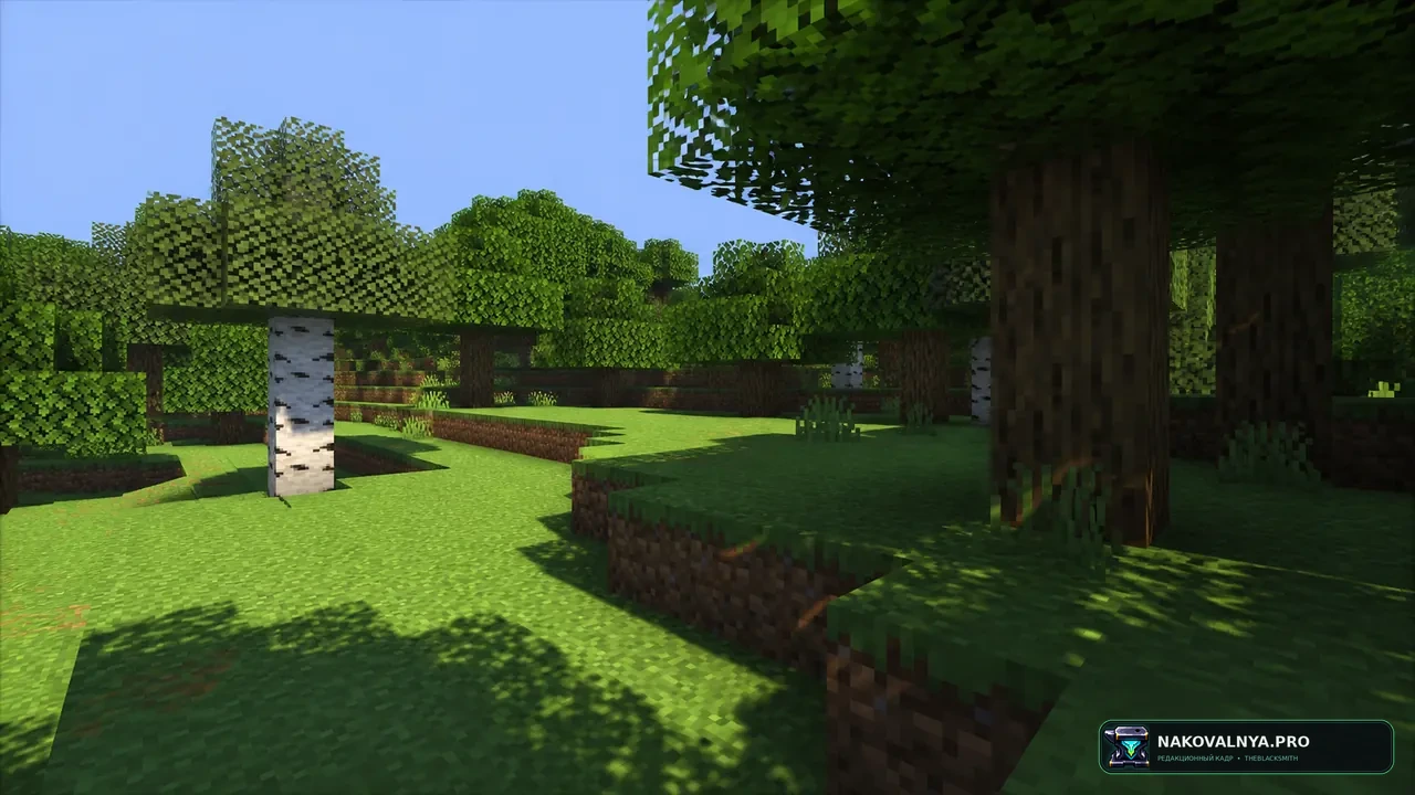 Vanilla Shading Renewed: лёгкое Vanilla+ освещение, мягкие тени и живую воду — редакционная иллюстрация 2 из 3
