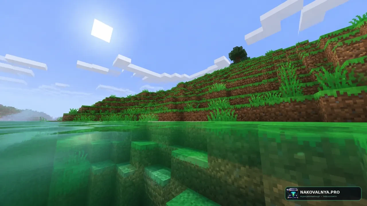 vibes2019shaders: ностальгическую графику Minecraft 2019 года — редакционная иллюстрация 2 из 3