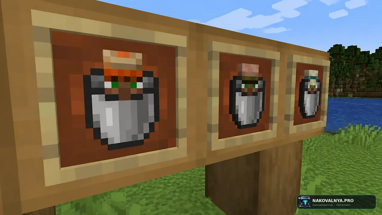 Villager In A Pack: жителей в вёдрах для серверного плагина — редакционная иллюстрация 3 из 3
