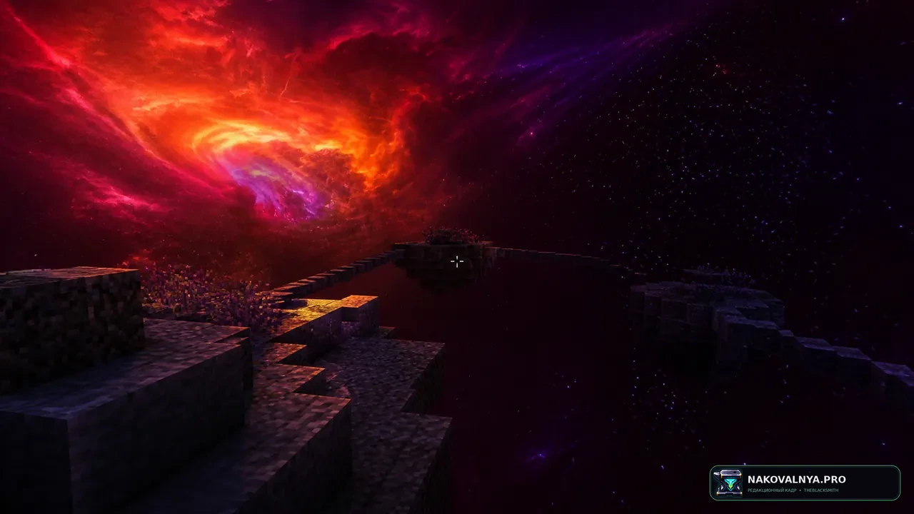 Voidflare Galaxy Skybox: галактическое небо для PvP — редакционная иллюстрация 2 из 3