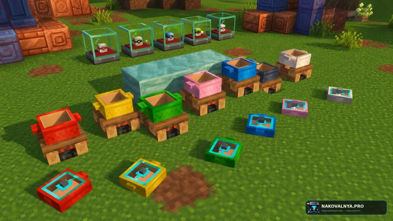 Whimscape x Cobblemon: оформление Cobblemon в стиле Whimscape — редакционная иллюстрация 2 из 3