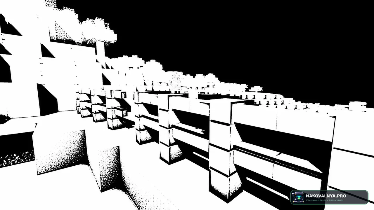 White & Black Shader: инвертированную чёрно-белую стилизацию — редакционная иллюстрация 3 из 3