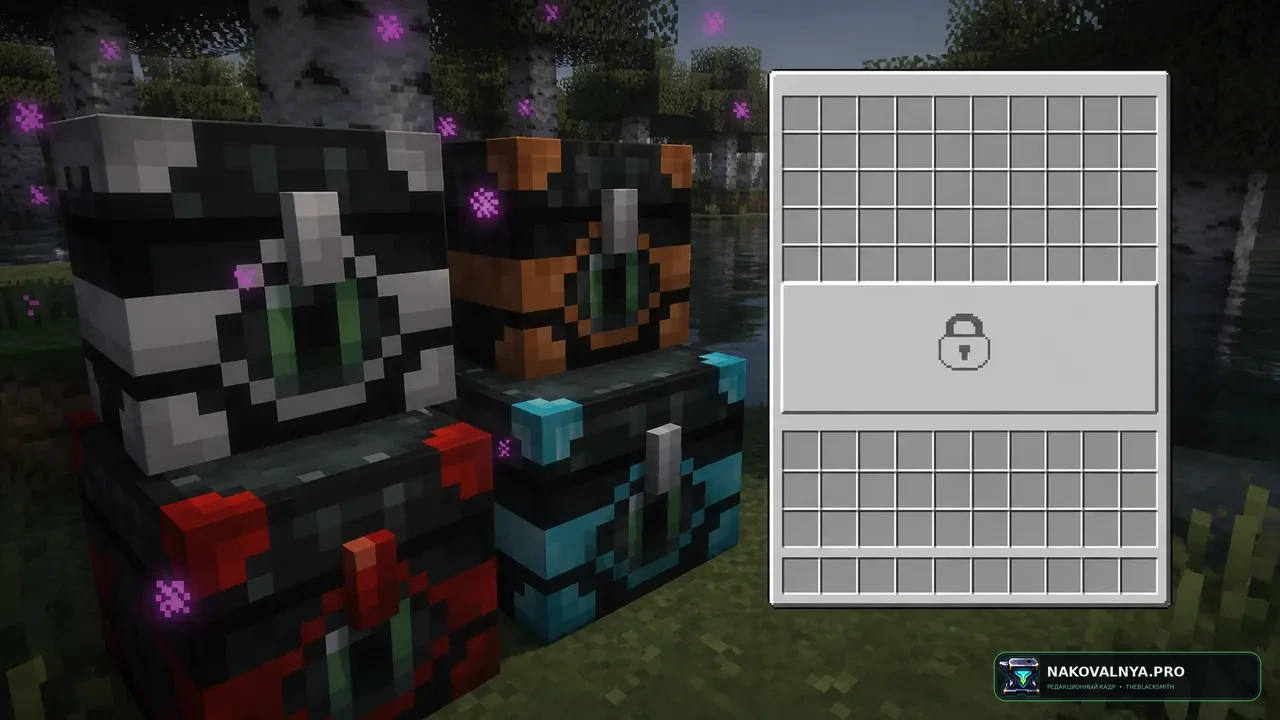 Wider Ender Chests: расширенные эндер-сундуки — редакционная иллюстрация 3 из 3