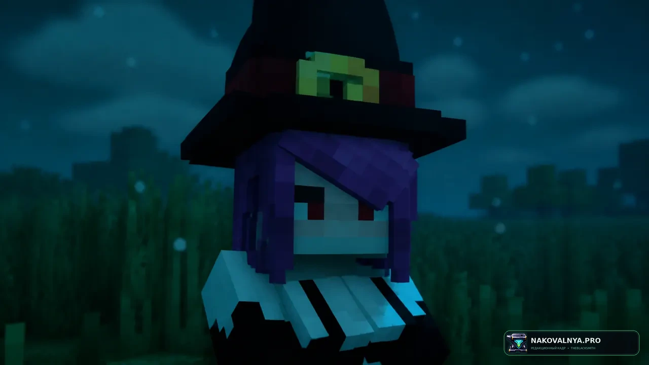 Witch Girl: стилизованный облик ведьмы — редакционная иллюстрация 3 из 3