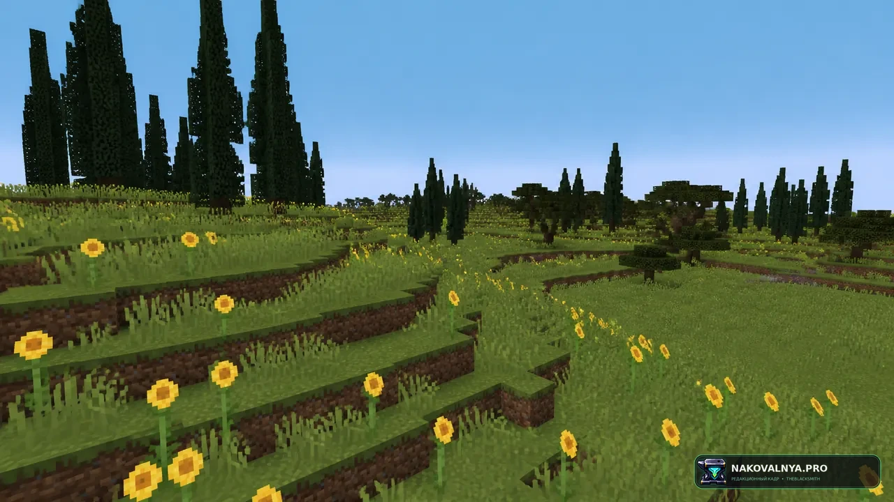 William Wythers' Overhauled Overworld: реалистичную переработку ванильных биомов — редакционная иллюстрация 3 из 3