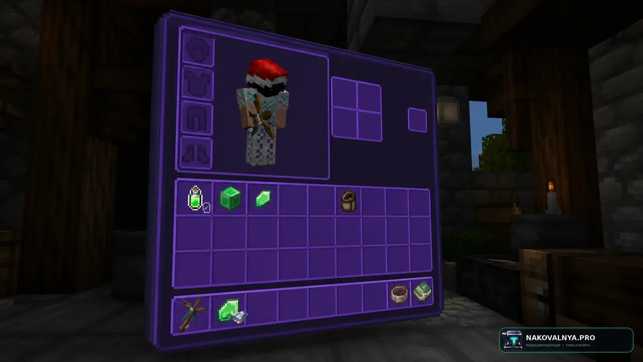 Wynn Dark Pack (Wynncraft): тёмный интерфейс Wynncraft — редакционная иллюстрация 3 из 3