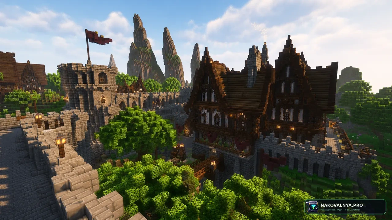 Wynncraft Overhauled Experience: улучшенный клиент Wynncraft с навигацией и атмосферой — редакционная иллюстрация 2 из 3