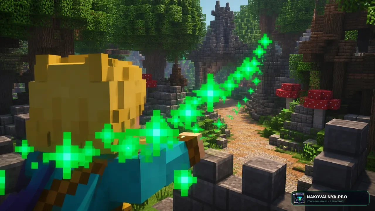 Wynncraft Overhauled Experience: улучшенный клиент Wynncraft с навигацией и атмосферой — редакционная иллюстрация 3 из 3