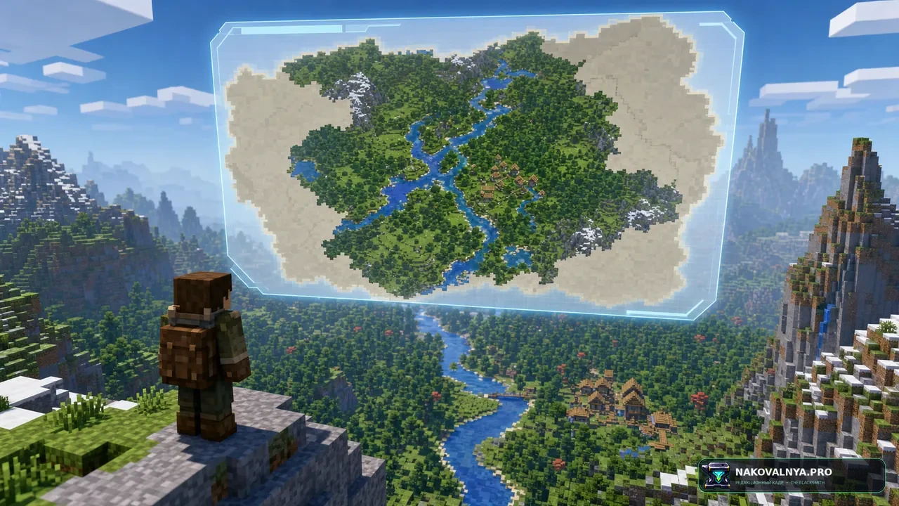 Изображение к проекту Xaero's World Map