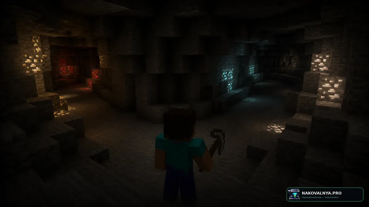 Изображение к проекту Yet Another Glowing Ores Pack